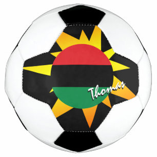 Bola De Futebol Bandeira Pan-Africana Futebol & Unia Bandeira / BA