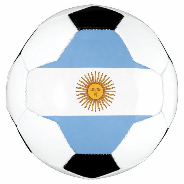 Bola De Futebol Bandeira Patriótica Argentina (Frente)