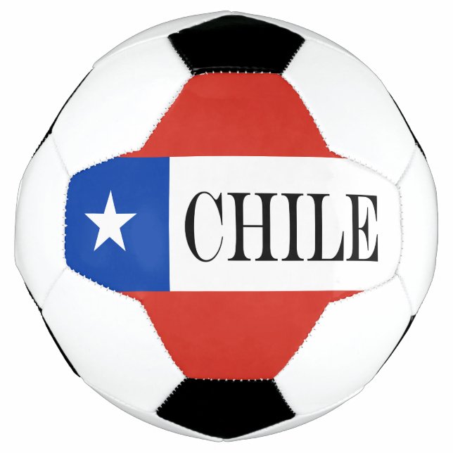 Bola De Futebol Bandeira Patriótica do Chile (Frente)