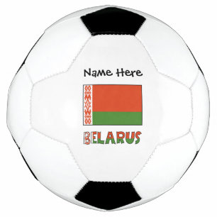Bola De Futebol Bandeira Personalizada da Bielorrússia