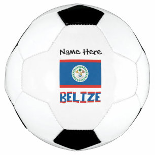 Bola De Futebol Bandeira Personalizada de Belize