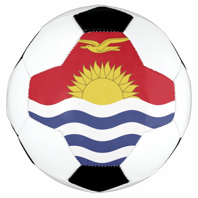 Bola De Futebol bandeira quiribatiana (Frente)