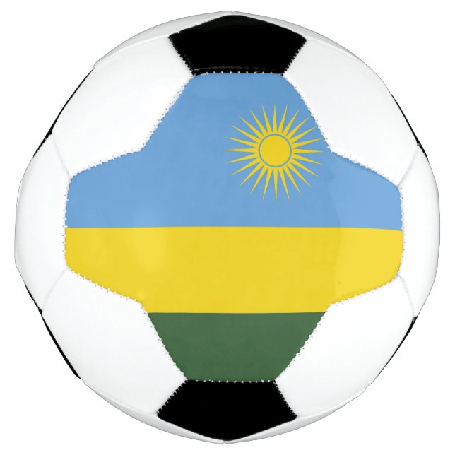 Bola De Futebol Bandeira Ruanda (Frente)