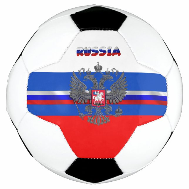 Bola De Futebol bandeira russa (Frente)