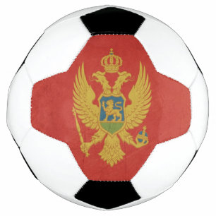 Bola De Futebol Bandeira soberana do Montenegro