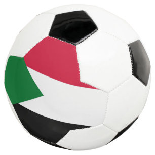 Bola De Futebol bandeira sudanesa