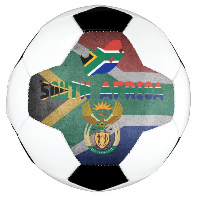 Bola De Futebol Bandeira sul-africana (Frente)