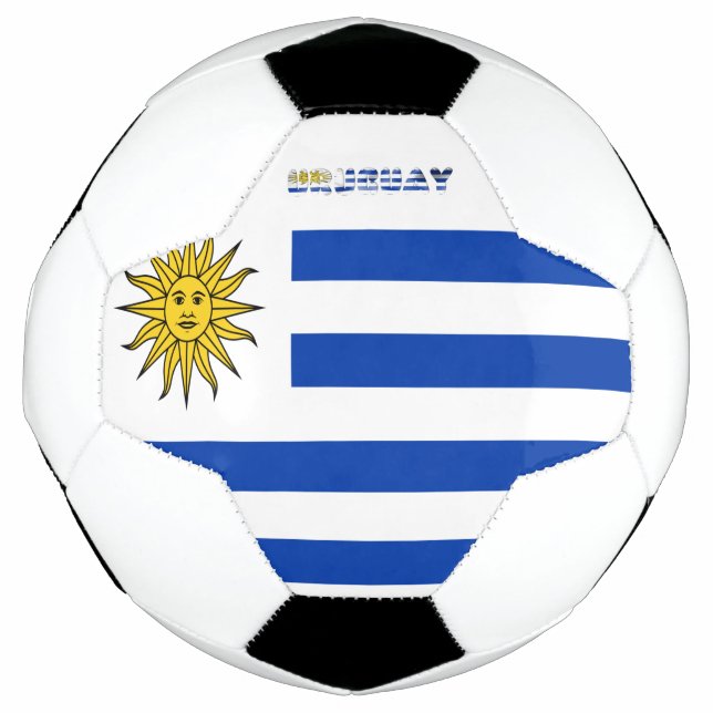 Bola De Futebol bandeira uruguaia (Frente)