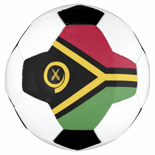 Bola De Futebol Bandeira Vanuatu (Frente)