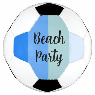 Bola De Futebol Beach Vibes, Blue Stripes