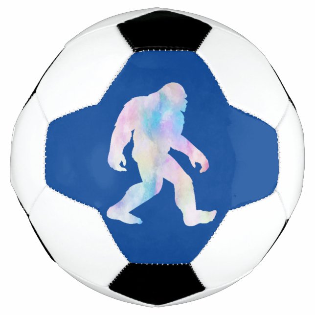 Bola De Futebol Bigfoot de Aquarela (Frente)
