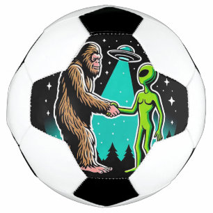Bola De Futebol Bigfoot responde à Alienígena