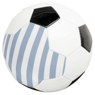 Bola de Futebol Blue & White Stripe