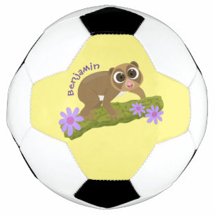 Bola De Futebol Bons e felizes loris em desenhos animados