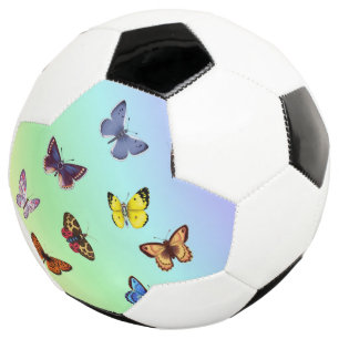 Bola De Futebol Borboleta Brilhada
