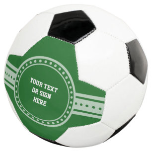 Bola De Futebol Botão/faixa - trans. branco III + suas ideias