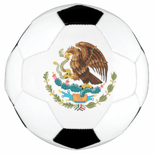 Bola De Futebol Brasão de Armas do México - Bandeira do México