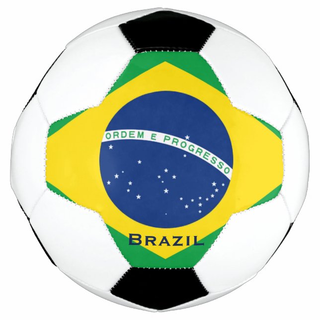 Bola De Futebol Brasil: Bandeira do futebol (Frente)
