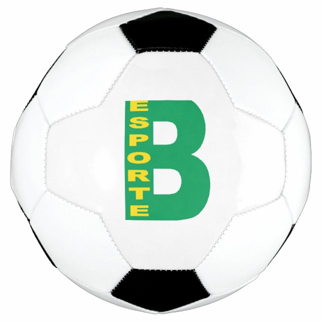 Bola De Futebol BRAZIL ESPORTE soccer ball (Frente)