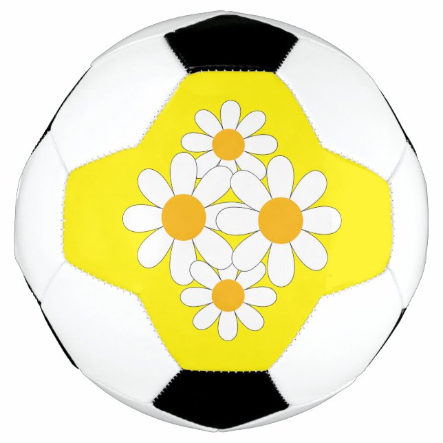 Bola De Futebol Bright and Bold Daisy (Frente)