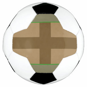 Bola De Futebol Brown Cross Soccer Ball