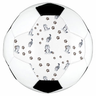 Bola De Futebol Cachorro Cachorro Cachorro Siberiano - Pata-Cachor