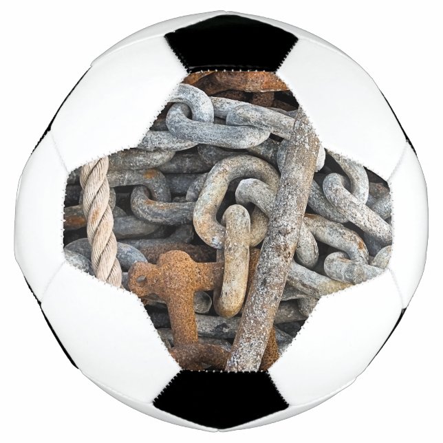BOLA DE FUTEBOL CADEIAS DE PESCA MARÍTIMA (Frente)