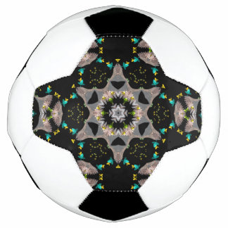 Bola De Futebol Calidoscópio Noturno de Veludo