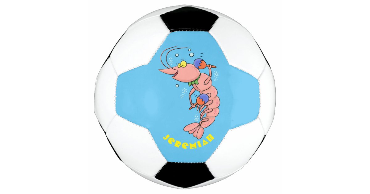 Bola De Futebol Figura de desenho animado de picles feliz