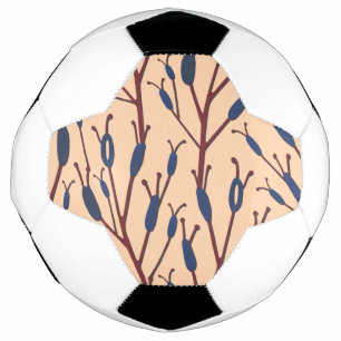 Bola De Futebol Campo das Caudas de Gato contra um Fundo de Pêsseg