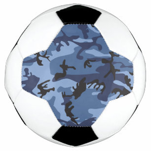 Bola De Futebol Camuflagem Azul Marinho, Militar, Exército
