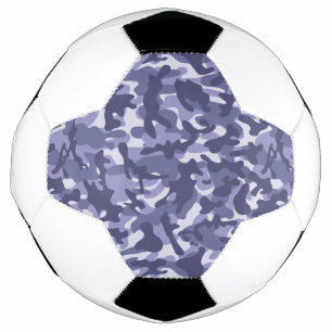 Bola De Futebol Camuflagem de Marinhos roxos