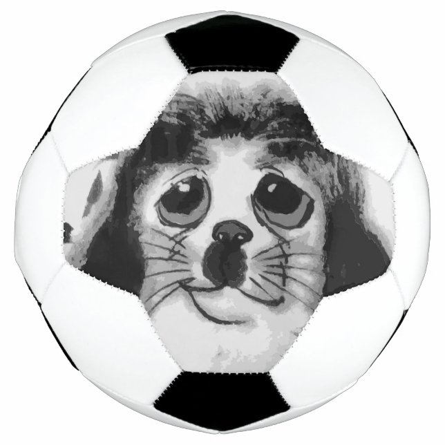 BOLA DE FUTEBOL CÃO SAD (Frente)