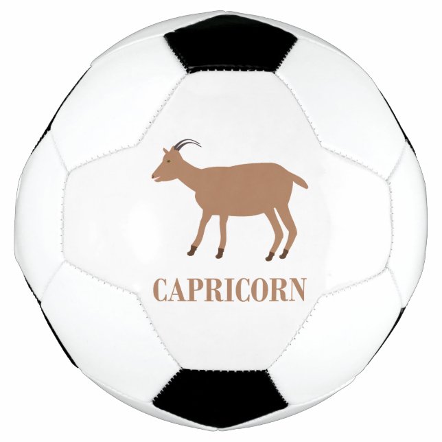 Bola De Futebol Capricorn - Sinal de Estrela - Capa (Frente)