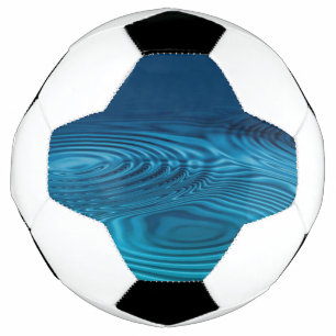 Bola De Futebol Cápsulas Azul Aqua