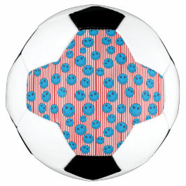 Bola De Futebol Cara Sorridente Patriota Retro