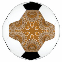 Bola De Futebol Caramel Fractal Lace 