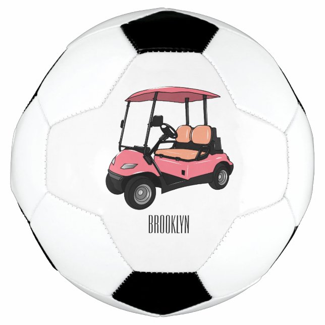 Bola De Futebol Carrinho de golfe / desenho animado de buggy de go (Frente)