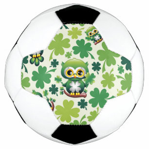 Bola De Futebol Cartoon Fofa de St Patrick de Coruja Bebê