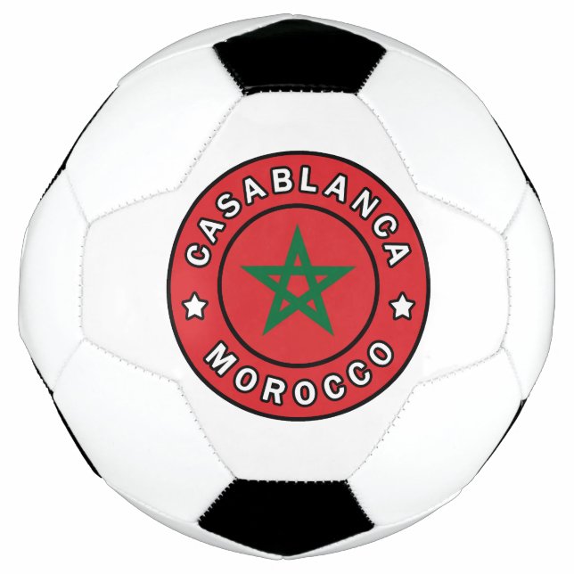 Bola De Futebol Casablanca Marrocos (Frente)