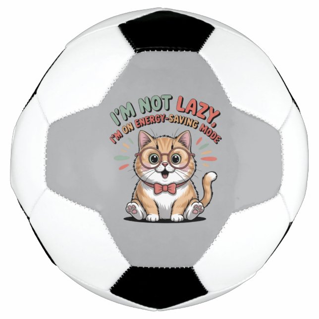 Bola De Futebol Cat in Energy Saving Mode (Frente)