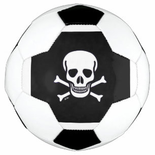 Bola De Futebol Caveira n Ossos Esfera negra de futebol
