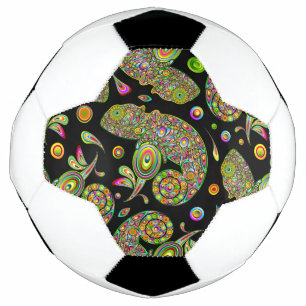 Bola De Futebol Chameleon Psychedelic Fantasy