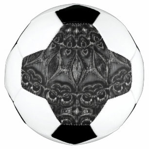 Bola De Futebol Charcarvão Mandala