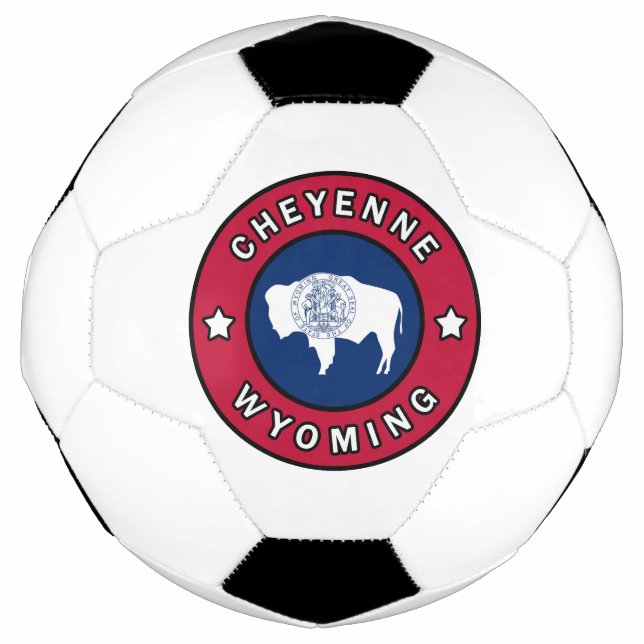 Bola De Futebol Cheyenne Wyoming (Frente)