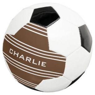 Bola De Futebol Chocolate Bandas de futebol monograma personalizad