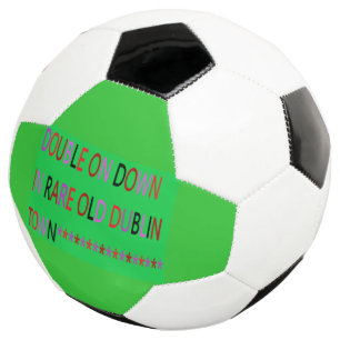 BOLA DE FUTEBOL CIDADE DE DUBLIN IRLANDA VERDE VERDE VERDE