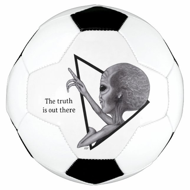 Bola De Futebol Cinza, a verdade está lá fora (Frente)