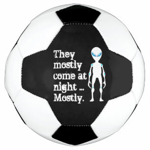 Bola De Futebol Citação da alienígena branca e negra
