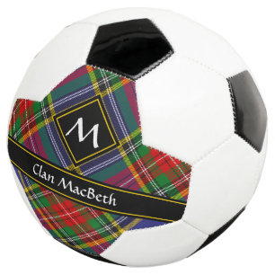 Bola De Futebol Clan MacBeth Tartan Soccer Ball